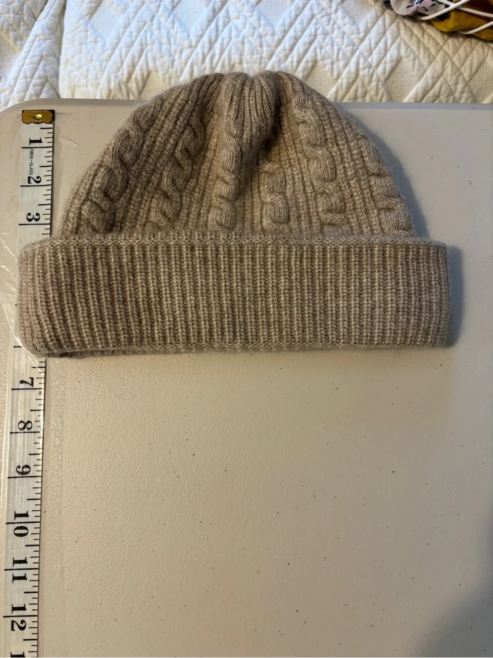 Kids Biella Cable Knit Beanie Fisherman Minimalist Timeless Preppy Quiet Luxury